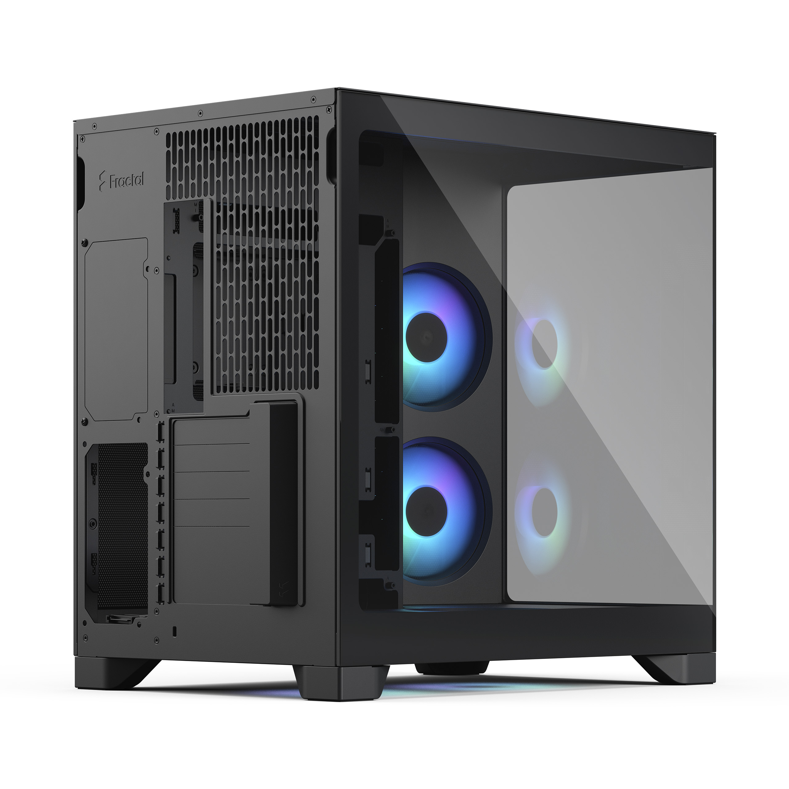 Fractal Design Pop 2 Vision RGB schwarz, Panorama Tower Gehäuse, ohne Netzteil