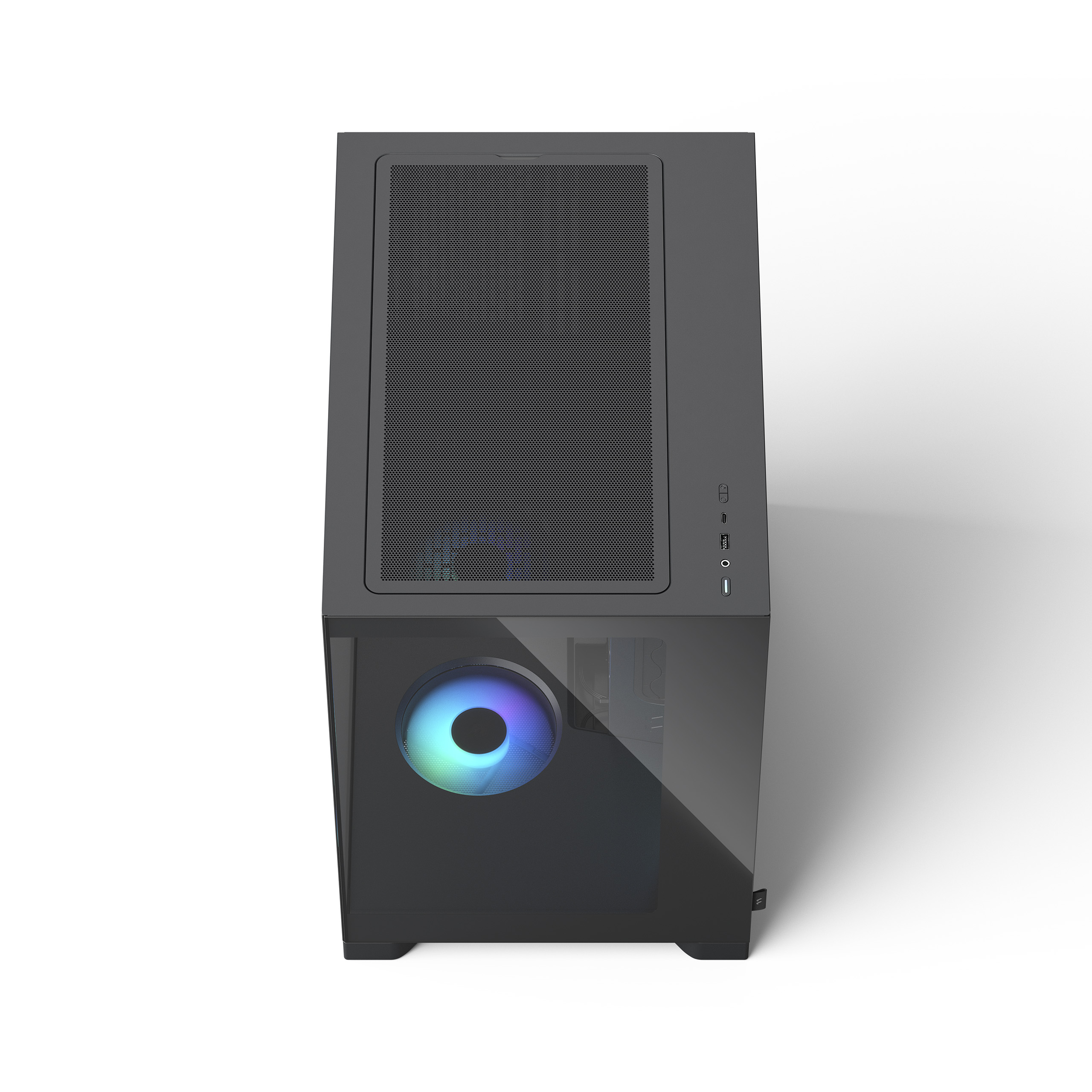 Fractal Design Pop 2 Vision RGB schwarz, Panorama Tower Gehäuse, ohne Netzteil