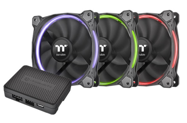 Thermaltake Riing 14 RGB LED-Lüfter TT Premium Edition - 3er Set Thermaltake Riing 14 RGB LED-Lüfter TT Premium Edition - 3er Set