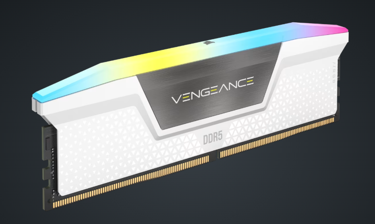 DDR5 RAM Corsair Vengeace RGB White 32GB (2x16GB) PC 6400 CL32