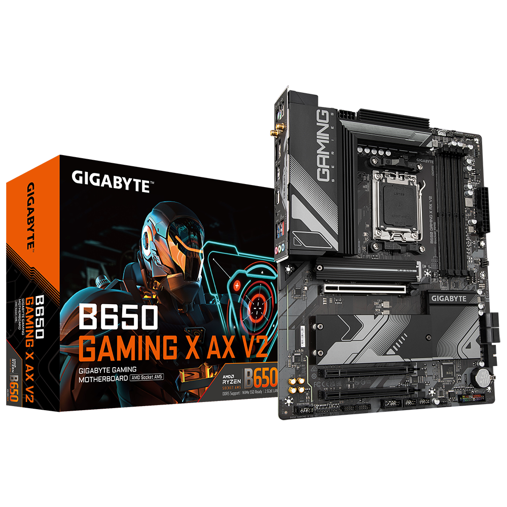 Gigabyte B650 Gaming X AX V2 Socket AM5 4xDDR5 HDMI / USB-C / Wifi / 3xM.2 ATX Gigabyte B650 Gaming X AX V2 Socket AM5 4xDDR5 HDMI / USB-C / Wifi / 3xM.2 ATX