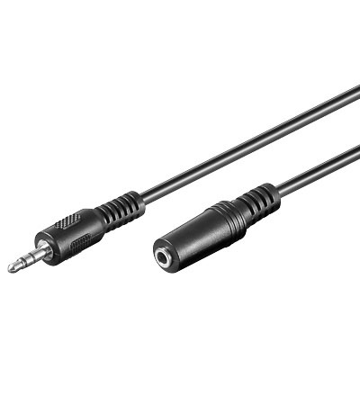 Multimedia Verlängerungskabel Audio 5 Meter 1x Klinken-Stecker / 1x Klinken-Kupplung 3.5mm stereo Multimedia Verlängerungskabel Audio 5 Meter 1x Klinken-Stecker / 1x Klinken-Kupplung 3.5mm stereo