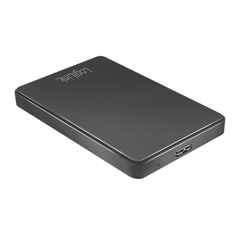 LogiLink  USB 3.0 Gehäuse für 2.5" SATA HDD's, PVC schraubenlos, schwarz