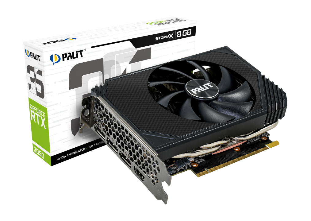 Palit nVidia GeForce RTX 3050 Storm X 8192MB DDR6, HDMI / 3xDP, PCIe