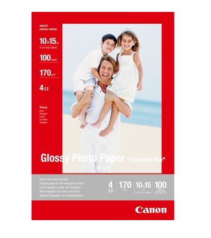 Canon GP-501 10x15cm Fotopapier, glänzend 100Blatt 170g/m², weiss Canon GP-501 10x15cm Fotopapier, glänzend 100Blatt 170g/m², weiss