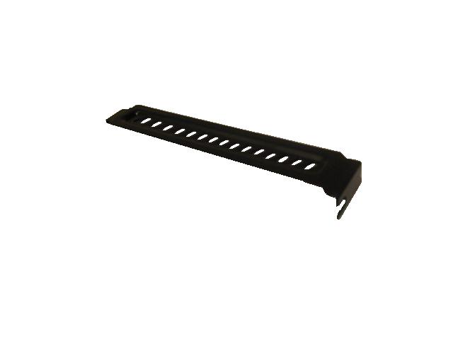 Gehäuse Slot-Abdeckung mit Luftschlitzen (Slotblech), schwarz Gehäuse Slot-Abdeckung mit Luftschlitzen (Slotblech), schwarz