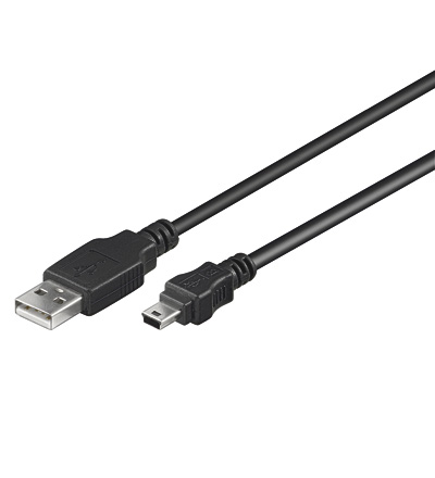 USB Anschlusskabel 1,8 Meter USB-A Stecker/USB-Mini-B5 Stecker