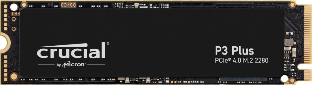 SSD Crucial P3 Plus CT500P3PSSD8 500GB M.2 2280 NVMe PCIe 4.0 x4 (L4700/S1900MB/s)