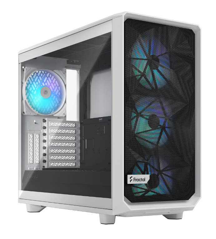 Fractal Design Meshify 2 RGB White TG MidiTower Gehäuse, ohne Netzteil Fractal Design Meshify 2 RGB White TG MidiTower Gehäuse, ohne Netzteil