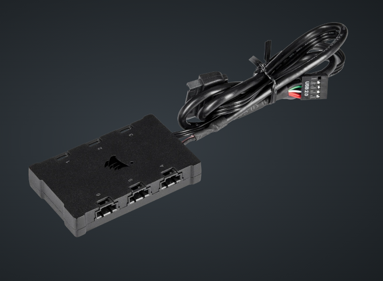 Corsair iCUE Lighting Node CORE Digital Fan RGB Lighting Controller Corsair iCUE Lighting Node CORE Digital Fan RGB Lighting Controller