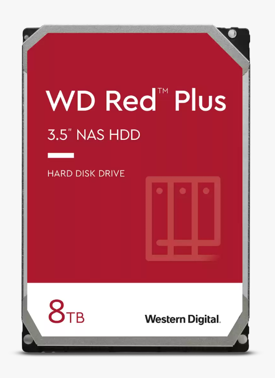 WD RED Plus WD80EFPX 3.5" HDD / Festplatte 8TB SATA 6Gb/s 5640rpm 256MB Cache 24x7 Dauerbetrieb WD RED Plus WD80EFPX 3.5" HDD / Festplatte 8TB SATA 6Gb/s 5640rpm 256MB Cache 24x7 Dauerbetrieb