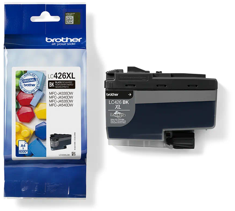 Brother LC-426XLBK Tintenpatrone für MFC-J4340DW, J4540DW, schwarz für 6000 Seiten Brother LC-426XLBK Tintenpatrone für MFC-J4340DW, J4540DW, schwarz für 6000 Seiten