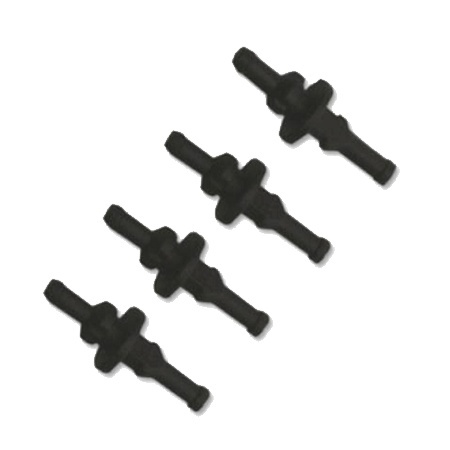 PC-Lüfter Vibrations-Entkopplerset, 4 Gummi-Befestigungsstifte, verwendbar für Lüfter von 40-140mm PC-Lüfter Vibrations-Entkopplerset, 4 Gummi-Befestigungsstifte, verwendbar für Lüfter von 40-140mm