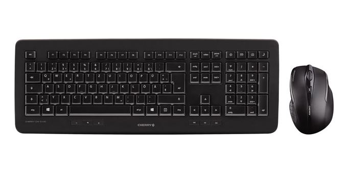 Cherry JD-0520DE-2 DW 5100 Wireless Desktop Set Tastatur + Maus, schwarz Cherry JD-0520DE-2 DW 5100 Wireless Desktop Set Tastatur + Maus, schwarz