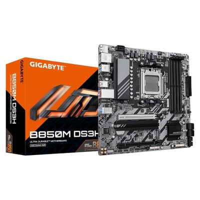 Gigabyte B850M DS3H Sockel AM5, 4xDDR5 HDMI / 2xDP / 2xM.2, mATX Gigabyte B850M DS3H Sockel AM5, 4xDDR5 HDMI / 2xDP / 2xM.2, mATX