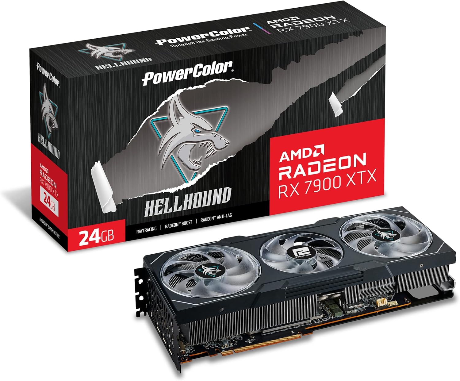 Powercolor Radeon RX 7900 XTX Hellhound 24GB GDDR6 HDMI 3xDP, PCIe 4.0