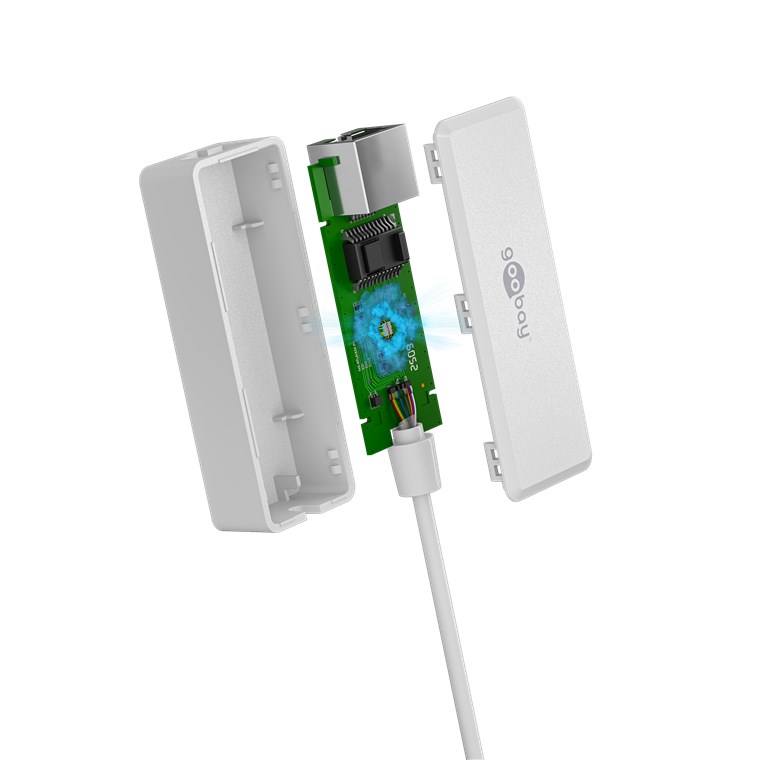 USB C/RJ45 LAN-Konverter - USB 3.0 Typ C-Stecker > RJ45 Buchse Gigabit Ethernet Netzwerkadapter 10/100/1000Mbps