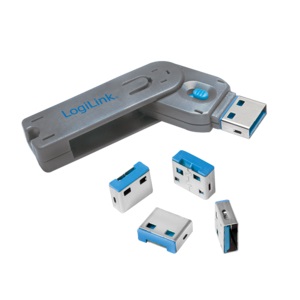 USB Port Blocker, 1x Schlüssel mit 4x Locks USB Port Blocker, 1x Schlüssel mit 4x Locks