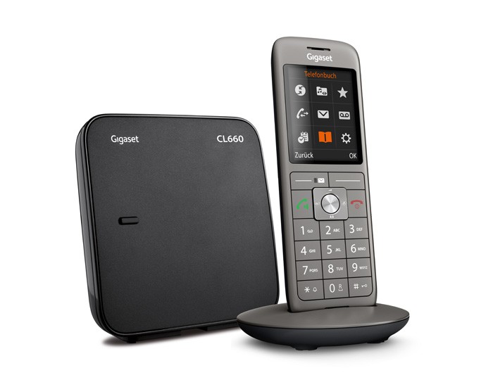 Gigaset CL660 Funktelefon mit Farb-Display, antrazit Gigaset CL660 Funktelefon mit Farb-Display, antrazit