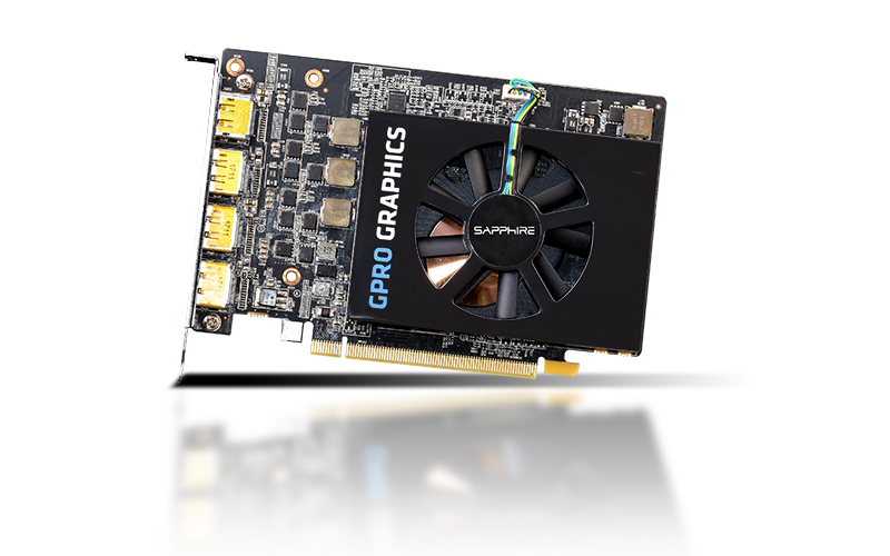 Sapphire GPRO E9260 QUAD 8GB GDDR5 1-slot 4xmDP, PCIe BROWN BOX Sapphire GPRO E9260 QUAD 8GB GDDR5 1-slot 4xmDP, PCIe BROWN BOX