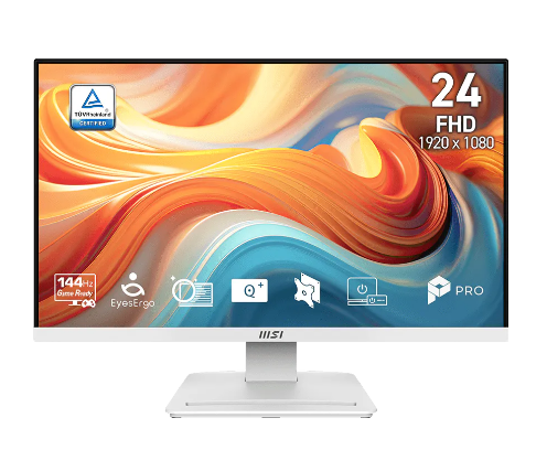 MSI PRO MP241WDE E14V TFT 60cm (23,8 Zoll) HDMI / DP 4ms 250cd/m² 144Hz, weiss