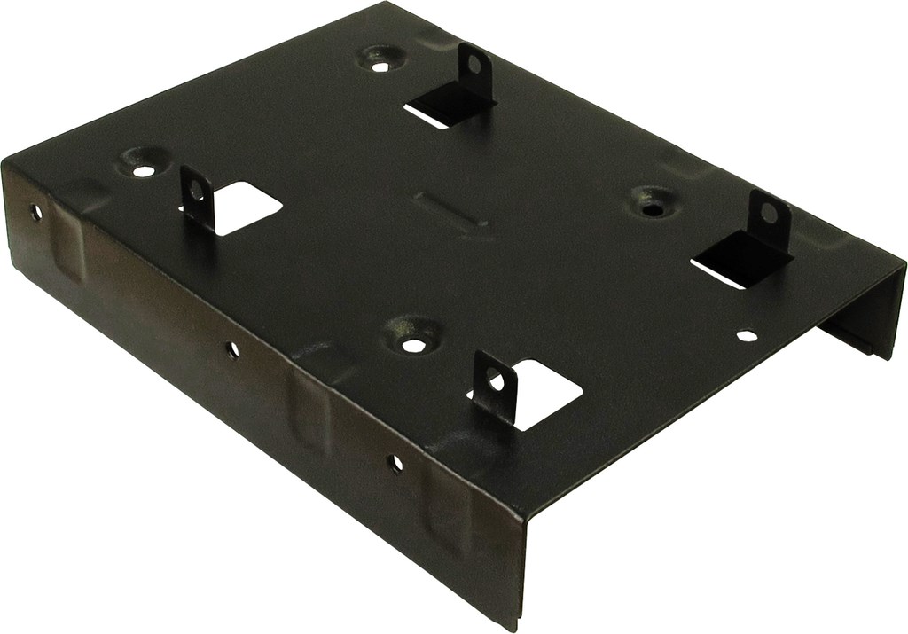 Einbaurahmen für 2x 2.5" Festplatte / SSD auf 3.5" Einschub, intern Einbaurahmen für 2x 2.5" Festplatte / SSD auf 3.5" Einschub, intern