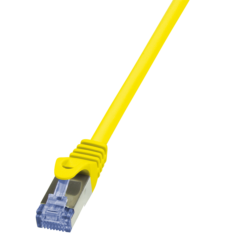 Netzwerk Patchkabel 1m, gelb 2xRJ45 Stecker Cat.6A S/FTP PIMF Netzwerk Patchkabel 1m, gelb 2xRJ45 Stecker Cat.6A S/FTP PIMF