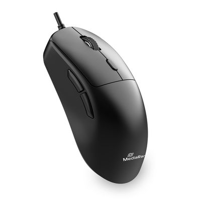 MediaRange MRPS271 Optical Mouse  USB-C, Scrollrad, 6-Tasten, schwarz