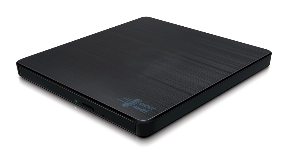 Hitachi/LG HLDS-GP60NB60 DVD-Brenner USB 2.0 extern slimline, schwarz Hitachi/LG HLDS-GP60NB60 DVD-Brenner USB 2.0 extern slimline, schwarz