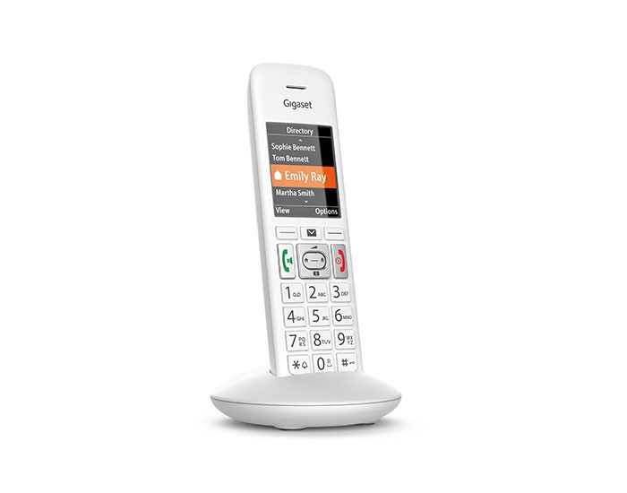 Gigaset E370HX Mobilteil Zusatzhandy mit großen Tasten, weiss Gigaset E370HX Mobilteil Zusatzhandy mit großen Tasten, weiss