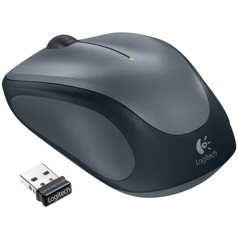 Logitech M235 Wireless Notebook Laser Mouse USB Funk, Scrollrad, grau/schwarz Logitech M235 Wireless Notebook Laser Mouse USB Funk, Scrollrad, grau/schwarz
