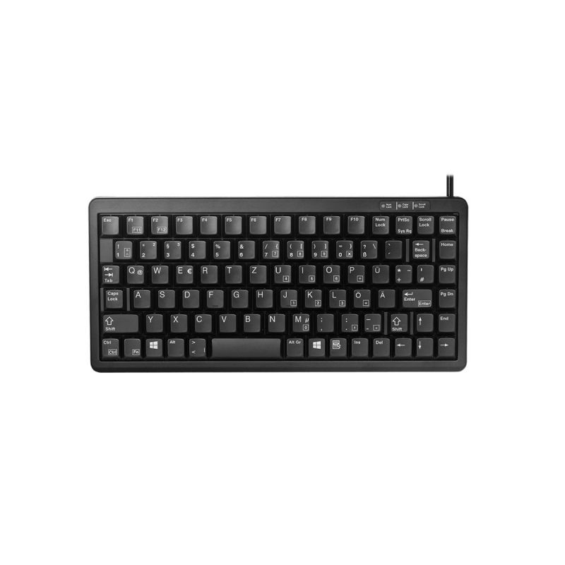 Cherry G84-4100 LCMDE-2 Compact-Keyboard Tastatur USB & PS/2, deutsch, schwarz Cherry G84-4100 LCMDE-2 Compact-Keyboard Tastatur USB & PS/2, deutsch, schwarz