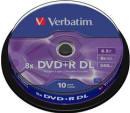 DVD+R-DL Rohling Verbatim Double-Layer 10er Box 8x/8.5GB DVD+R-DL Rohling Verbatim Double-Layer 10er Box 8x/8.5GB
