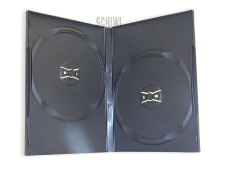 DVD-Videohülle für 2xDVD/CD-ROM, Case mit Klarsichtfolie DVD-Videohülle für 2xDVD/CD-ROM, Case mit Klarsichtfolie