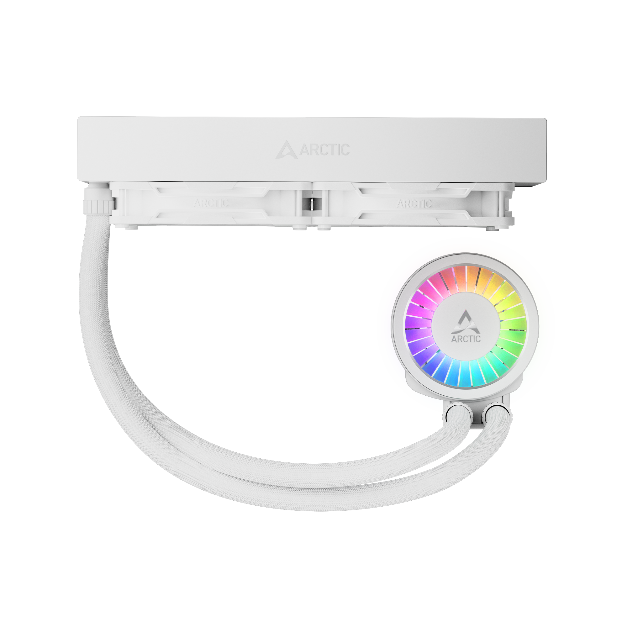 ARCTIC Liquid Freezer III Pro 240 ARGB White Wasserkühlung für Intel und AMD Prozessoren, 2x120mm Lüfter