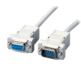 Serielles Kabel RS-232 2 Meter SUB-D St / SUB-D Bu 9/9 p. Serielles Kabel RS-232 2 Meter SUB-D St / SUB-D Bu 9/9 p.