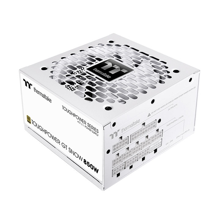 Thermaltake Toughpower GT Snow 850W (80+Gold) PC-Netzteil, ATX 3.1 PCIe 5.0 Thermaltake Toughpower GT Snow 850W (80+Gold) PC-Netzteil, ATX 3.1 PCIe 5.0