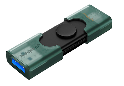 Kingston DataTraveler Duo USB-A+C Stick 128GB USB 3.2 Flash Drive