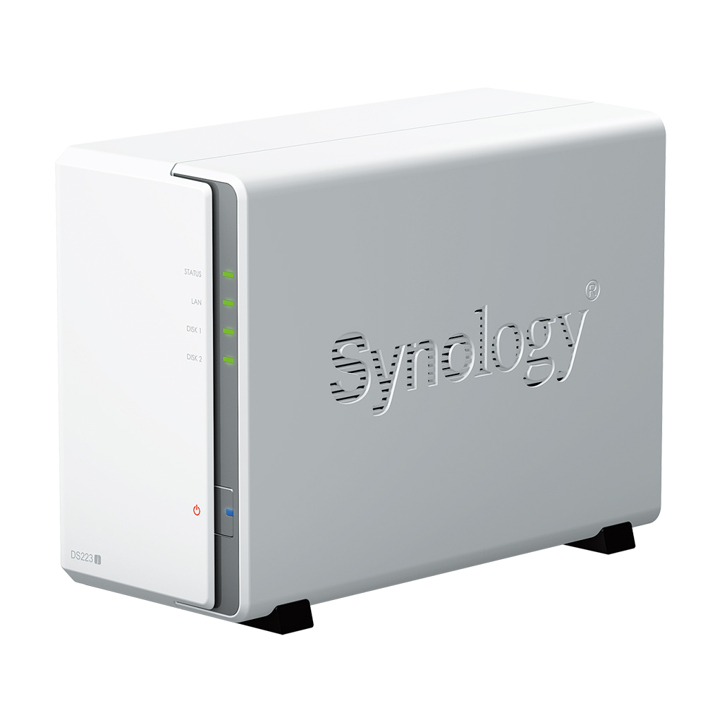 Synology DS223j Disk Station NAS Gehäuse für 2x SATA-HDD 1,7Ghz 1GB RAM 2xUSB3 1xRJ45 Synology DS223j Disk Station NAS Gehäuse für 2x SATA-HDD 1,7Ghz 1GB RAM 2xUSB3 1xRJ45