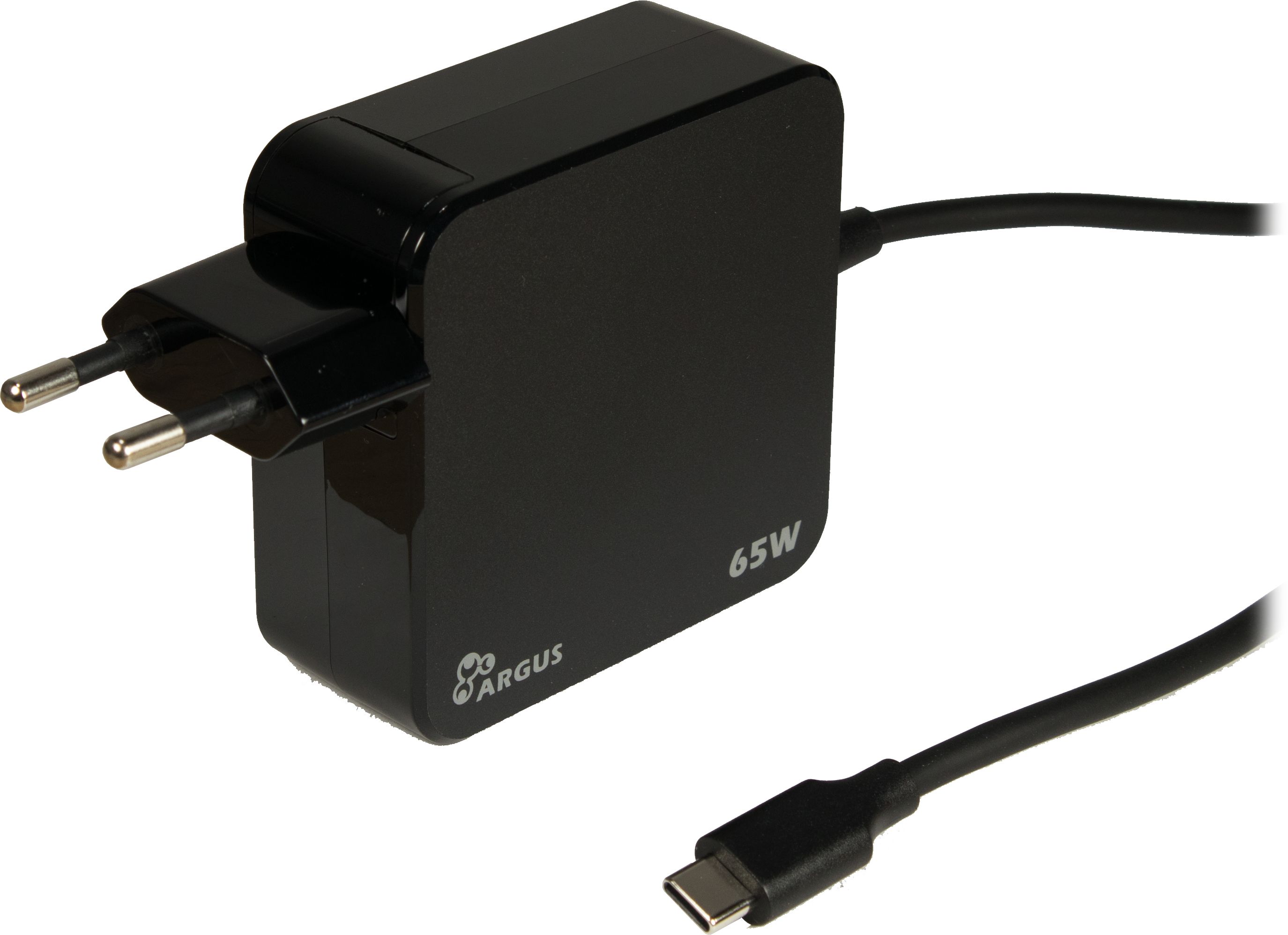 Notebook Netzteil Argus PD-2065 USB-C 65W, schwarz