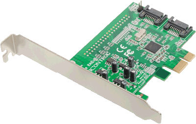 Dawicontrol DC-600e HDD-Kontroller 2-Kanal SATA3/Raid, PCIe Dawicontrol DC-600e HDD-Kontroller 2-Kanal SATA3/Raid, PCIe