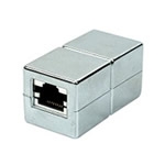 RJ45 Verbinder Cat. 5e doppelt geschirmt, 2x Kupplung RJ45 Verbinder Cat. 5e doppelt geschirmt, 2x Kupplung