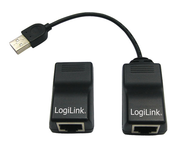 LogiLink USB Line Extender USB-Signalverstärker über Cat.5/6 Kabel, max. 60 Meter LogiLink USB Line Extender USB-Signalverstärker über Cat.5/6 Kabel, max. 60 Meter