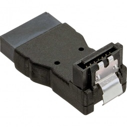SATA Adapter Stecker / Buchse, gewinkelt nach unten, zum Adaptieren SATA Adapter Stecker / Buchse, gewinkelt nach unten, zum Adaptieren