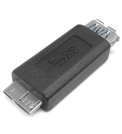 USB 3.0 Adapter  1x USB-A Buchse / 1x Micro USB-B Stecker