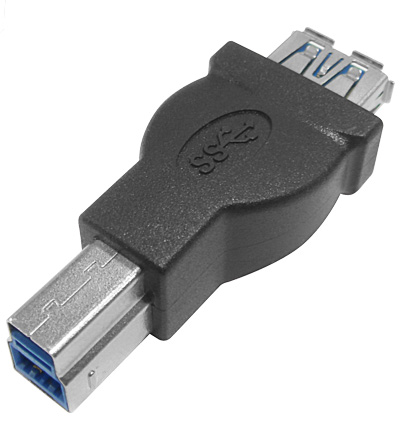 USB 3.0 Adapter  1x USB-A Buchse / 1x USB-B Stecker