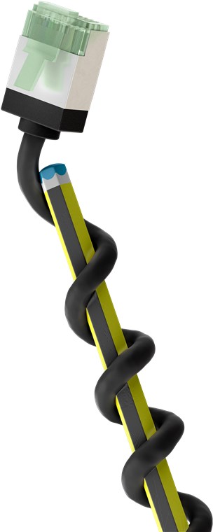 Netzwerk Patchkabel slim 0,15m schwarz Ultraflexibles Cat 8.1 U/FTP, extra kurze Stecker Netzwerk Patchkabel slim 0,15m schwarz Ultraflexibles Cat 8.1 U/FTP, extra kurze Stecker