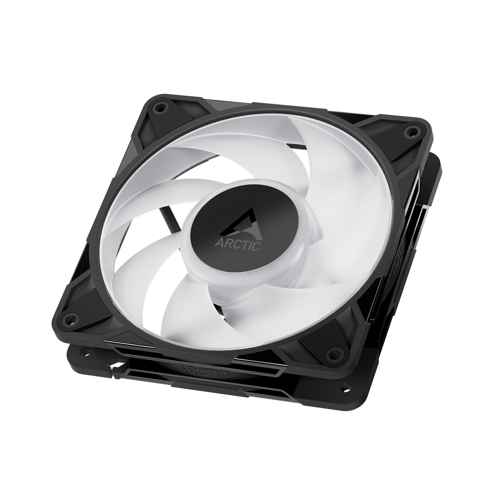 Arctic P12 Pro A-RGB 3-Pack PC-Lüfter 120x120x25mm 4-pol. PWM-Stecker, schwarz