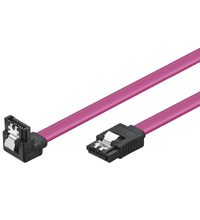 SATA Anschlusskabel 1.5/3GBs 1x L-Stecker/1x 90° oben L-Stecker, 100cm mit Clip SATA Anschlusskabel 1.5/3GBs 1x L-Stecker/1x 90° oben L-Stecker, 100cm mit Clip