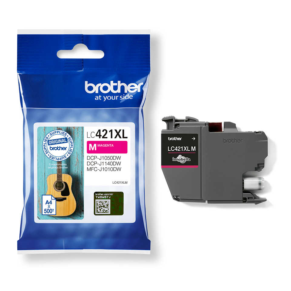 Brother LC-421XLM Tintenpatrone für DCP-J1050DW, MFC-J1010DW, DCP-J1140DW, magenta - 500 Seiten Brother LC-421XLM Tintenpatrone für DCP-J1050DW, MFC-J1010DW, DCP-J1140DW, magenta - 500 Seiten